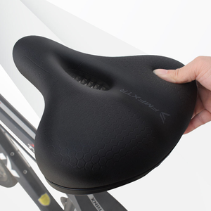 April Bicycle Seat <b>Cushion</b> Shock Absorbing Saddle <b>Memory</b> <b>Foam</b> Ventilation Super Soft Comfortable Widening Thickening Unisex - Product Image 4