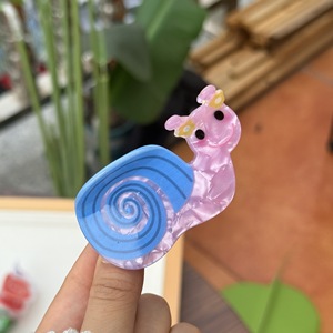 Nueva Pinza <span class=keywords><strong>de</strong></span> Pelo Acrílica con Diseño <span class=keywords><strong>de</strong></span> Caracol, <span class=keywords><strong>Oruga</strong></span> y Bicho <span class=keywords><strong>de</strong></span> <span class=keywords><strong>Seda</strong></span>, Accesorios <span class=keywords><strong>de</strong></span> Animales para Mujeres, Uso Diario - Product Image 5