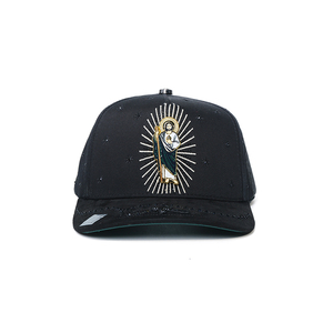 En stock, faible MOQ, Bigg Boss Heaven Gorra Rico O Muerto <span class=keywords><strong>Bz</strong></span> X Az Shifu Mz Hats San Judas Tadeo, ensemble complet de chapeaux en daim brodé - Product Image 6