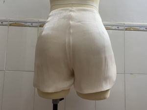 Abiti Mini con Blusa Tinta Unita per Donna, Scollo a V, Maniche Lunghe, <span class=keywords><strong>Stile</strong></span> Dolce con Lacci, <span class=keywords><strong>Abbigliamento</strong></span> <span class=keywords><strong>Femminile</strong></span> alla Moda - Product Image 5