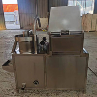 Machine à laver commerciale de riz de pression d'eau d'acier inoxydable