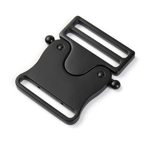 Hebilla de liberación lateral de aleación de zinc de 38 mm, negra, duradera, para accesorios de bolsos - Product Image 1