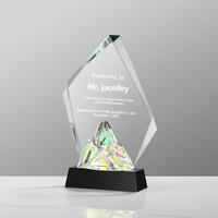 Trofeo de Cristal Personalizado, Premio Deportivo de Cristal para Ceremonias de Competición, Reconocimiento Corporativo