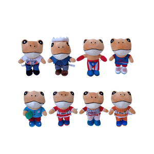 Peluche a Forma di Rana Bad Bunny da 16cm, Design Sapo, Super Morbido in Poliestere e Cotone PP, Antistress - Product Image 3