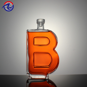 Botella de Vidrio Duradera en Forma de <span class=keywords><strong>B</strong></span> de 750 ml para Whisky, Vodka, Tequila, Ron, Brandy, Ginebra, con Logotipo Personalizado, Venta al por Mayor para Bares y Bebidas - Product Image 5