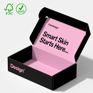 Boîtes d'expédition ondulées d'impression de logo de marque personnalisée pour vêtements Boîte postale d'emballage postal de couleur marron - Product Image 2