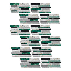 Adhesivo de pared 3D verde moderno, suministro de fábrica, and Stick Peel, azulejo autoadhesivo para azulejos para <span class=keywords><strong>cocina</strong></span> y baño - Product Image 3