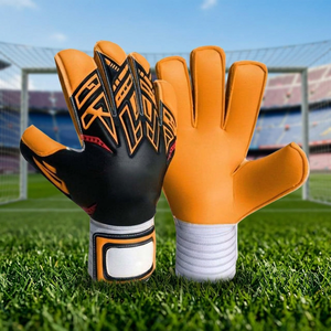 Guantes de portero de látex de goma duraderos personalizables de alta calidad con protección completa para los dedos para uso en exteriores unisex - Product Image 3