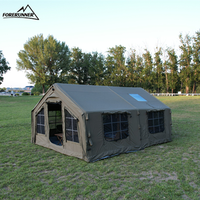 Tente gonflable de luxe FORERUNNER tente gonflable extérieur extérieur 2 pièces maison gonflable pour le camping