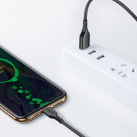Câble de données USB 3.0 3A à charge rapide de 1 m en TPE, USB-A vers Type-C, pour téléphones mobiles, tablettes et ordinateurs