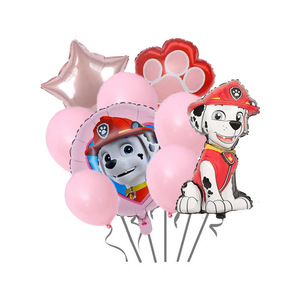 Ballons décoratifs pour la fête d'anniversaire de Cartoon Paw Film d'aluminium Fond de mur Fournitures de configuration - Product Image 4