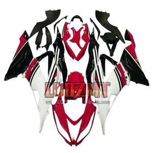 Injection Pour KAWASAKI blanc rouge <span class=keywords><strong>NINJA</strong></span> ZX 6R <span class=keywords><strong>636</strong></span> C ZX6R ZX-<span class=keywords><strong>636</strong></span> 13 15 16 17 18 43No.136 ZX636 ZX-6R <span class=keywords><strong>2013</strong></span> 2015 2016 2018 Carénage - Product Image 1