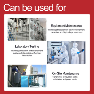 Testador de Resistência Dieletrica de Óleo Testador de Óleo de Transformador BDV para Manutenção de Equipamentos Elétricos - Product Image 4