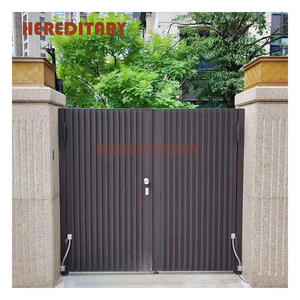 Diseños Modernos de Portones Principales para Casas, Portón de Aluminio con Listones Verticales - Product Image 2