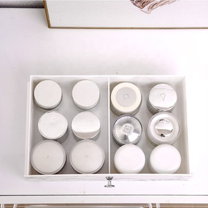 Organizador <span class=keywords><strong>de</strong></span> maquillaje <span class=keywords><strong>de</strong></span> mármol <span class=keywords><strong>de</strong></span> gran capacidad, cajón <span class=keywords><strong>de</strong></span> almacenamiento rectangular a prueba <span class=keywords><strong>de</strong></span> polvo para joyería, organizador <span class=keywords><strong>de</strong></span> escritorio <span class=keywords><strong>de</strong></span> <span class=keywords><strong>plástico</strong></span> apilable - Product Image 4