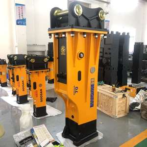 Brise-roche hydraulique Soosan SB70 type Silence Box avec marteaux de 135 mm, pièces de rechange et flexibles, accessoires pour excavatrice - Product Image 3