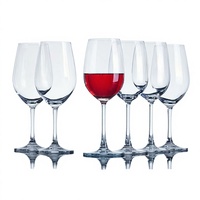 Verre à vin domestique haut de gamme Josephinen Ultra Thin Cloud fait à la main en cristal 801-900ml avec plateau
