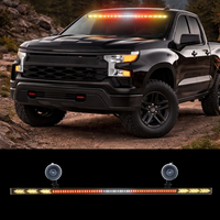 Nouvelle barre lumineuse LED clignotante d'avertissement 31 pouces, lumière stroboscopique d'urgence pour camions/véhicules 12V, durable, haute luminosité, 216 LED