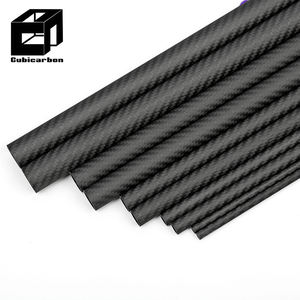 Custom Dia. 30mm 35mm 40mm 45mm 48mm 50mm 76mm Kohle faser Rundrohr Roll-Wrapped Carbon Fiber Custom <span class=keywords><strong>Tube</strong></span> 3K Weave Matte - Product Image 4