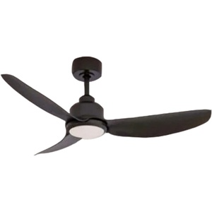 พัดลมเพดานสีดำสำหรับห้องนอน แบบมีไฟและรีโมทคอนโทรล BLDC ปรับความเร็วได้ 6 ระดับ พร้อมไฟ LED หรี่แสงได้ ขายส่ง - Product Image 1