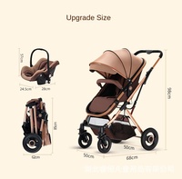 Poussette compacte pliable en métal pour bébé, ultra-légère, 360°, vente en gros °   Poussette Bay Stroller à siège rotatif