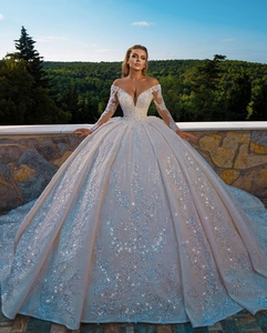 puffy ball gown wedding dresses