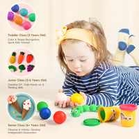 Juego de Plastilina de Grado Alimenticio, No Tóxica, 6 Piezas, Ultra Suave, No Pegajosa, Educativa, para Modelar, Juguete de Arcilla para Manualidades
