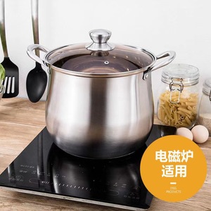 Olla para Sopa de Acero Inoxidable de 5L, Gran Capacidad, Grado Alimenticio SUS304, para Uso Doméstico y Comercial - Product Image 5
