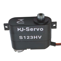 Mini Servomoteur sans noyau 7.4V MJ-S123HV(H) haute tension en métal pour modèles d'avions et voitures RC (à partir de 14 ans)