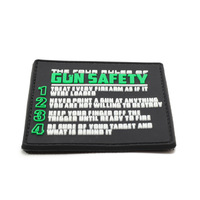 Los Cuatro Principios del Parche de PVC 3D con Velcro y Sello de Seguridad Listo para Enviar, Ideal para Mochilas Tácticas y Chalecos