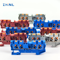 Connecteur de câble à enfoncement sur rail DIN Quattro PT2.5 de haute qualité (24 à 12 AWG) pour raccordement fil à fil - Vente en gros