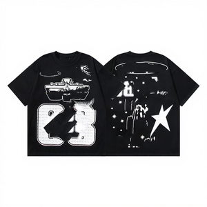T-shirt 2026 <span class=keywords><strong>de</strong></span> marque Star Branded, fabricant <span class=keywords><strong>de</strong></span> vêtements Hell Clothing, T-shirts imprimés vintage surdimensionnés 100 % coton <span class=keywords><strong>de</strong></span> haute qualité - Product Image 4
