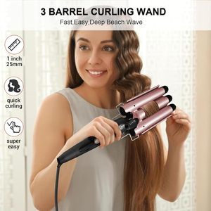 Kit de fer à boucler <span class=keywords><strong>5</strong></span>-en-<span class=keywords><strong>1</strong></span> OEM/ODM direct usine, 100 % céramique tourmaline 09-32 mm, chauffage rapide PTC, LED 2 températures - Product Image 3