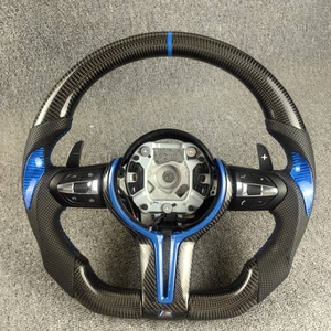 Volant en cuir M adapté aux BMW F30 F32 F10 F20 F07 F01 E46 E60 E90 M3 M4 M5 <span class=keywords><strong>M7</strong></span>, volant personnalisé en fibre de carbone avec LED - Product Image 5