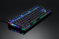 Motospeed-clavier de jeu mécanique filaire à 87 touches, avec interrupteur rouge, rétro-éclairage rvb, Anti-Ghosting, pour PC, ordinateur portable, russe