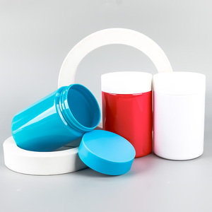 360ml Blue/Red/White Glossy Cream <b>Jar</b> for <b>Herb</b> Food Storage - Food-Grade Material, Airtight Seal, Safe & Elegant for Dry Goods - Product Image 4