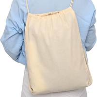 Sac à dos en coton avec cordon de serrage Sac de sport en toile Sac de sport à cordon pour hommes et femmes