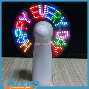 Ventilateurs à messages LED personnalisés, cadeaux promotionnels, vente en gros, prix bas, souvenirs pour événements scolaires, cadeaux d'entreprise, logo personnalisé - Product Image 3