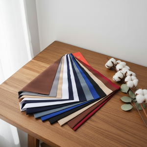 Tissu sergé imperméable en popeline chevrons, 65 % polyester 35 % coton, respirant, teint uni, poids moyen, pour vêtements, vente en gros - Product Image 1