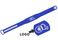 Gelang Silikon NFC RFID Mini Tag NFC213 yang Dapat Diprogram, Multi Warna, untuk Kontrol Akses Acara Konser dan Check-in