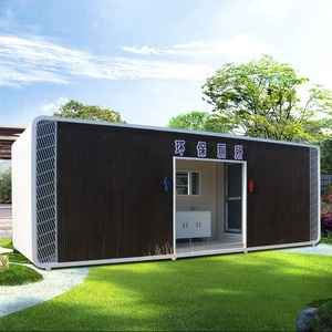 ห้องน้ำเคลื่อนที่แบบแผงแซนวิชทันสมัย เป็นมิตรกับสิ่งแวดล้อม เหมาะสำหรับสถานที่ท่องเที่ยว ใช้งานกลางแจ้ง - Product Image 1