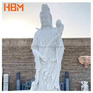 รูปปั้นกวน<span class=keywords><strong>อิ</strong></span>นแกะสลักด้วย<span class=keywords><strong>ม</strong></span>ือสีขาวทันสมัยสำหรับกลางแจ้งออกแบบเองสำหรับสวนวิลล่าใช้ภายนอกยุโรปตะวันตกในร่ม - Product Image 5