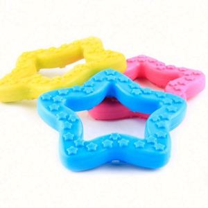 Juguetes para Perros con Forma de Corazón Coloridos y Personalizados, Juguete Masticable para Perros de TPR para Limpiar los Dientes - Product Image 3