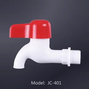 Fabriek Plastic Waterkraan Pp Enkelvoudige Handgreep Kraan Injecteren Plastic Kraan Landbouw Irrigatie Keuken Pip Fitting Pp Kraan