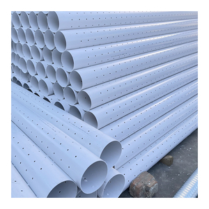 Продам высокое качество ПВХ дренажная Оросительная труба перфорированная труба просачивания upvc труба - Product Image 4