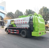 Camion poubelle de cuisine, camion de collecte des déchets alimentaires à chargement latéral, camions poubelle personnalisés de l'usine chinoise
