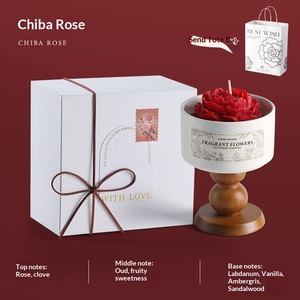 Vela aromática de lujo en frasco de cerámica, de larga duración, regalo para el hogar, aroma para San Valentín, bodas, cumpleaños y fiestas. - Product Image 5