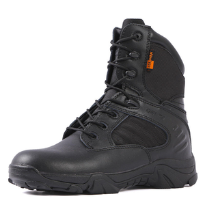 Botas tácticas de cuero ligero para Unisex transpirable al aire libre desierto impermeable Botas de senderismo - Product Image 3