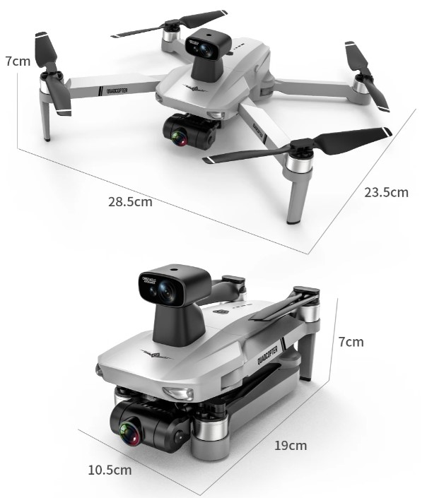 KF102 MAX Drone - GPS 5G 4K HD Camera RC Quadcopter with Obstacle