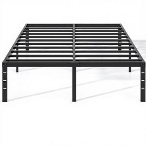 Cadre <span class=keywords><strong>de</strong></span> <span class=keywords><strong>lit</strong></span> en métal pleine grandeur avec espace <span class=keywords><strong>de</strong></span> rangement, robuste et résistant, base <span class=keywords><strong>de</strong></span> matelas facile à assembler, cadre <span class=keywords><strong>de</strong></span> <span class=keywords><strong>lit</strong></span> plateforme en métal - Product Image 1